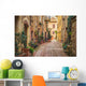 Street in old mediaeval town in Tuscany, Pienza. Wall Decal