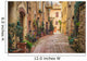 Street in old mediaeval town in Tuscany, Pienza. Wall Decal