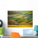 Spring Tuscan fields bathed in warm sunlight Wall Decal
