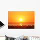Sunset over Sea Wall Decal