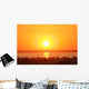 Sunset over Sea Wall Decal