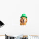St Patrick's Day Dog Wall Decal
