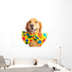 Dog Clown with Bow Tie Wall Decal