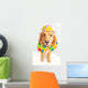 Dog Clown with Hat Wall Decal