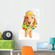 Dog Clown with Hat Wall Decal