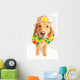 Dog Clown with Hat Wall Decal