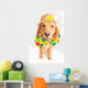 Dog Clown with Hat Wall Decal