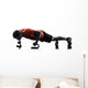 man exercising fitness workout push ups  silhouette Wall Decal