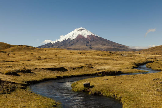 Cotopaxi Volcano and Blue Wall Decal