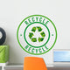 recycle icon Wall Decal