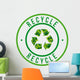 recycle icon Wall Decal