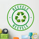 recycle icon Wall Decal