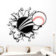 Baseball Busting wall Wall Decal