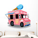ice cream truck Wall Decal