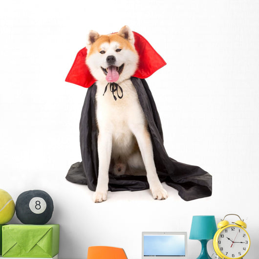 Vampire Akita Inu Wall Decal