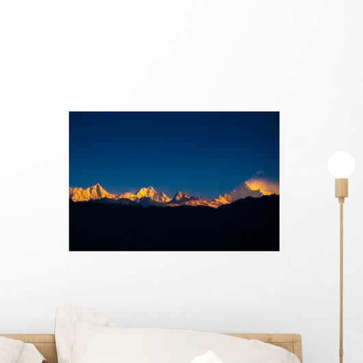 Majestic Kanchenjunga Range Himalayas Wall Decal