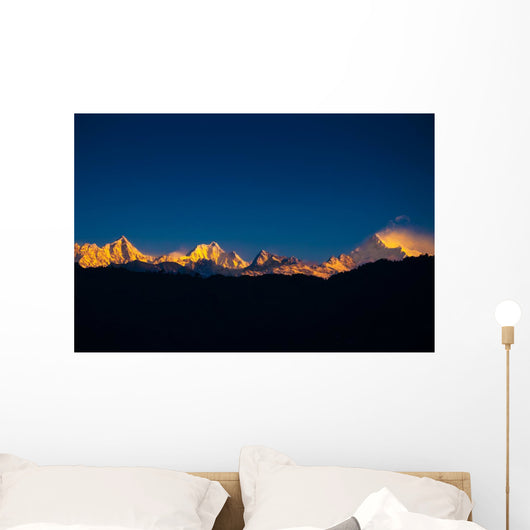 Majestic Kanchenjunga Range Himalayas Wall Decal