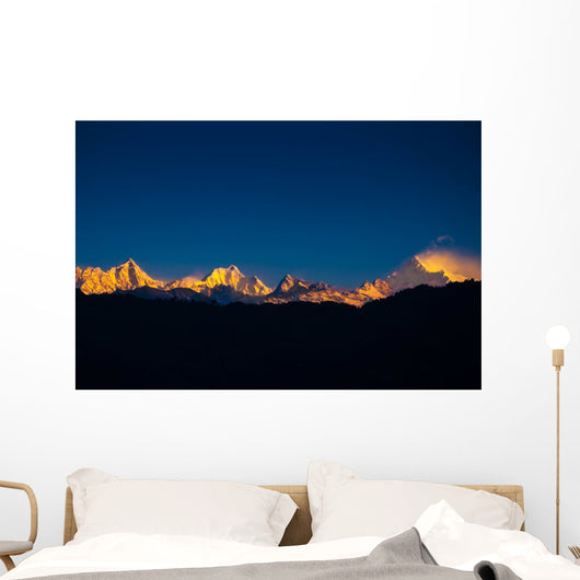 Majestic Kanchenjunga Range Himalayas Wall Decal