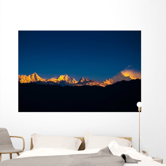 Majestic Kanchenjunga Range Himalayas Wall Decal