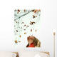Woman Falling Leaves Wall Decal