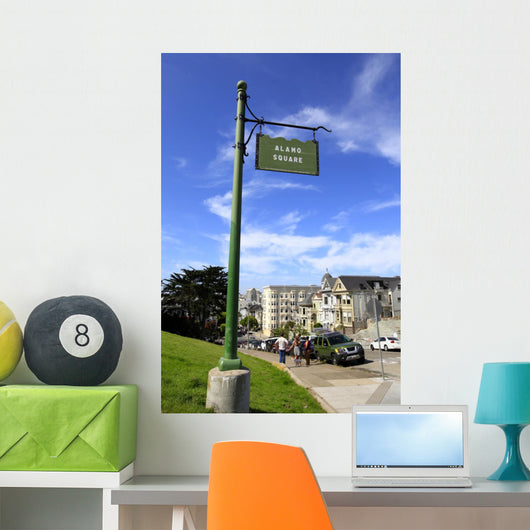 Panneau Alamo Square San Wall Decal