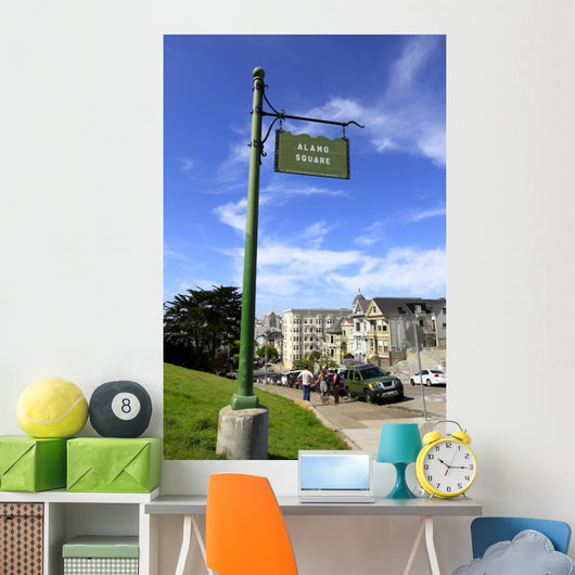 Panneau Alamo Square San Wall Decal