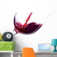 Red Wine White Wall Decal
