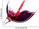 Red Wine White Wall Decal
