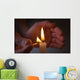 Hands Kindle Candle Wall Decal
