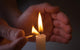 Hands Kindle Candle Wall Decal