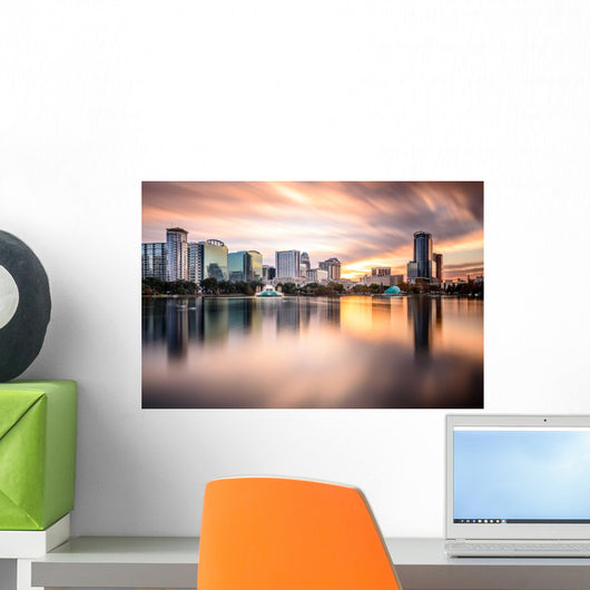 Orlando Florida Skyline Wall Decal