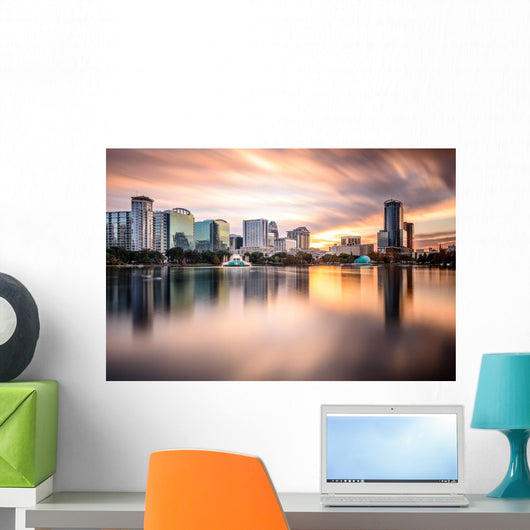 Orlando Florida Skyline Wall Decal