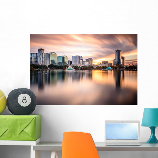 Orlando Florida Skyline Wall Decal