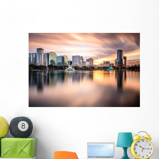 Orlando Florida Skyline Wall Decal