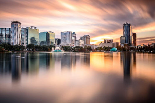 Orlando Florida Skyline Wall Decal