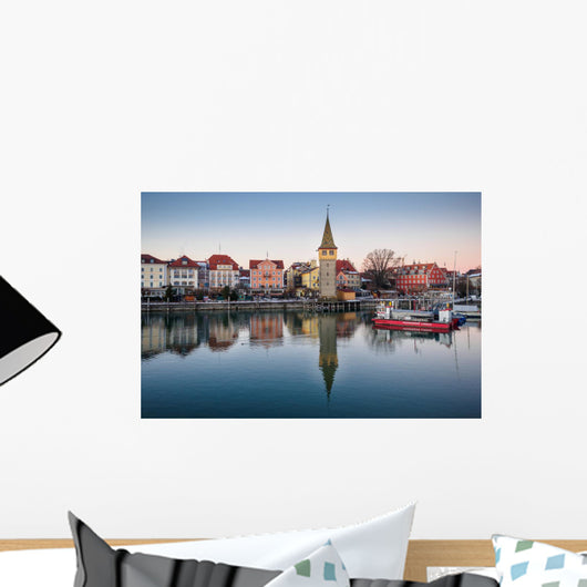 Lindau im Abendlicht Wall Decal