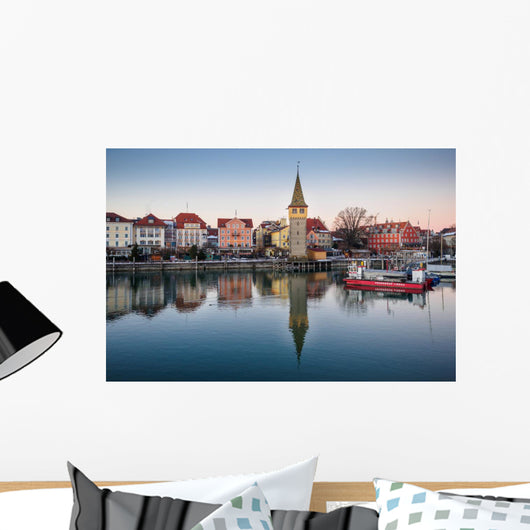 Lindau im Abendlicht Wall Decal