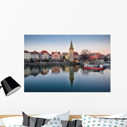 Lindau im Abendlicht Wall Decal