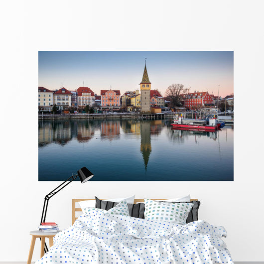 Lindau im Abendlicht Wall Decal