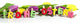 Frohe Ostern Text mit Tulpen Banner Wall Decal