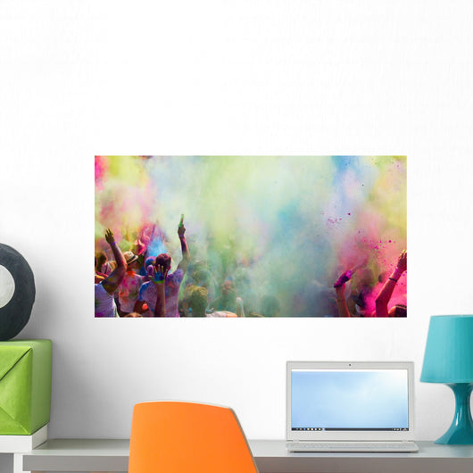 Holi Festival Wall Decal