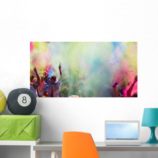 Holi Festival Wall Decal
