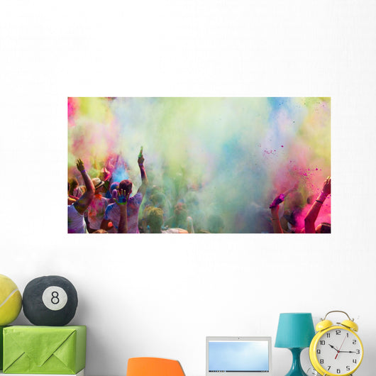 Holi Festival Wall Decal