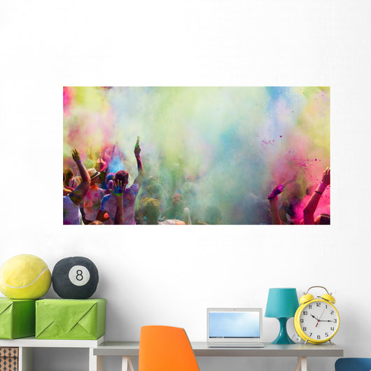 Holi Festival Wall Decal