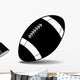 rugby ball vector Wall Decal