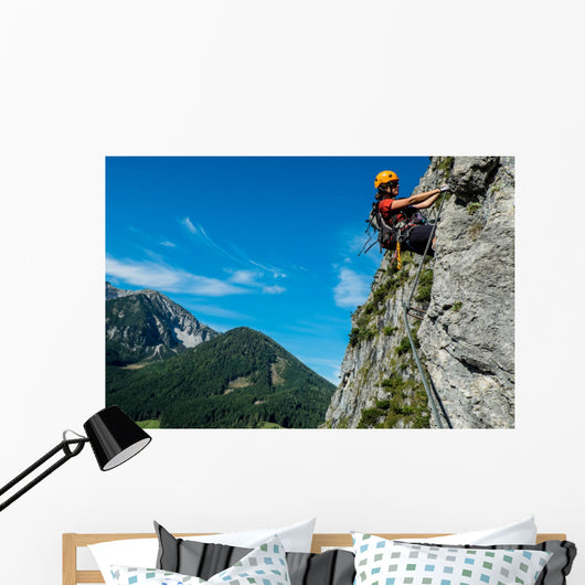 Rock Climbing Wall Decal