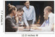 Smiling Female Boss Talking Wall Decal