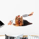 Yorkshire Terrier Grooming Salon Wall Decal