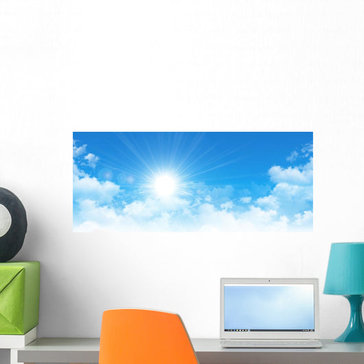 Panoramic Cloudscape Wall Decal