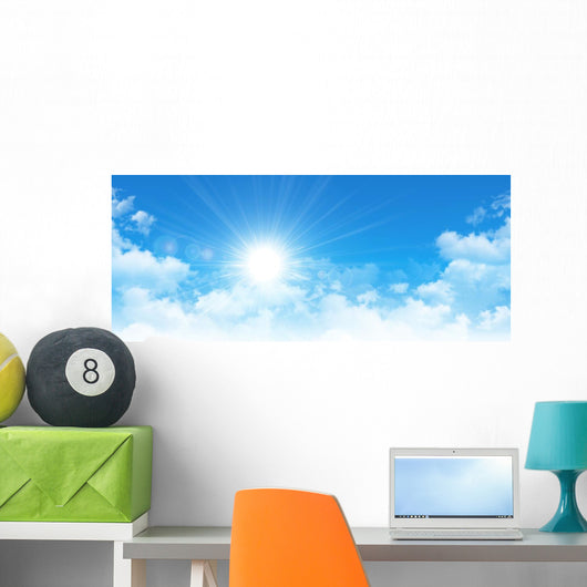 Panoramic Cloudscape Wall Decal